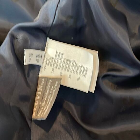 Blugirl Folies Women Wool Blend Pea Coat Blue Size 10 - Picture 12 of 16